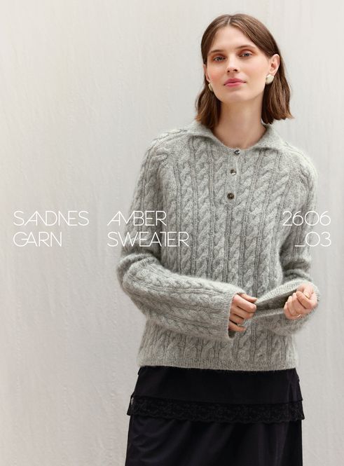 Hovedbilde  2606 DIY Nr. 3 Amber Sweater oppskrift