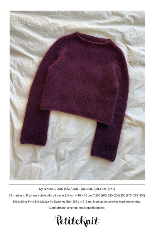 Enkeltoppskrift / PetiteKnit / PK-282