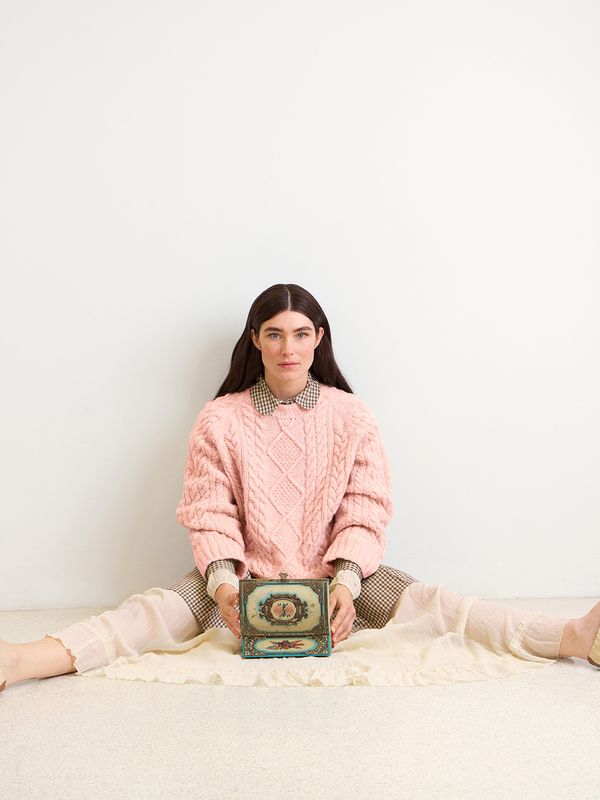 2602 DIY Nr. 8  Loom Sweater oppskrift