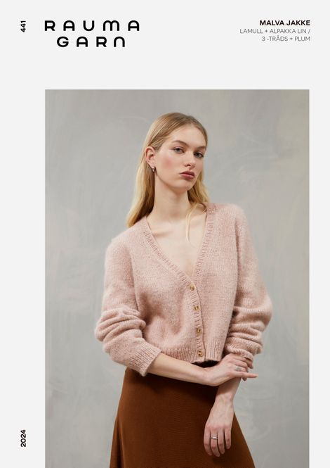 Hovedbilde 441 Malva jakke oppskrift