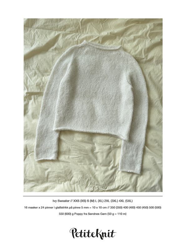 PK-289 Ivy sweater oppskrift