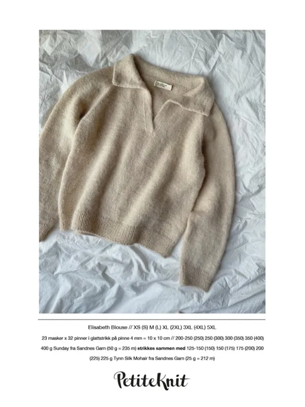  PK-197 Elisabeth blouse oppskrift