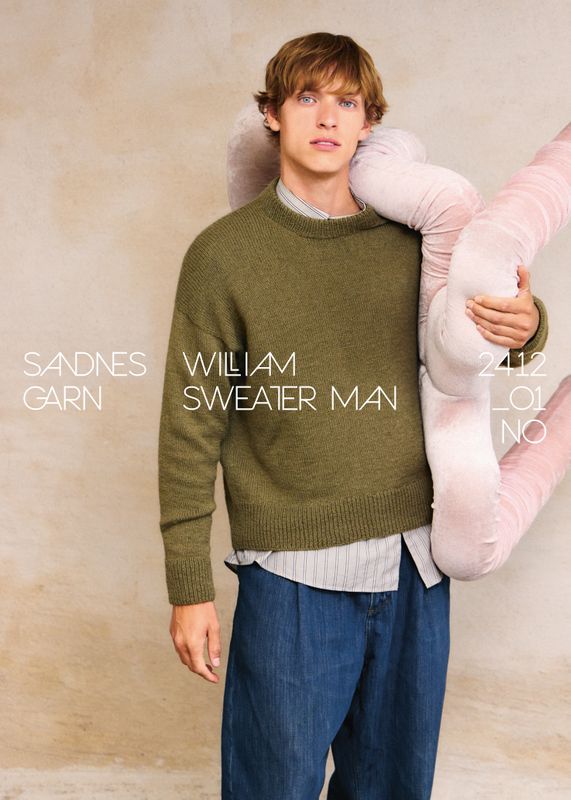Enkeltoppskrift / 2412 Mr. / Nr. 1  William Sweater Man