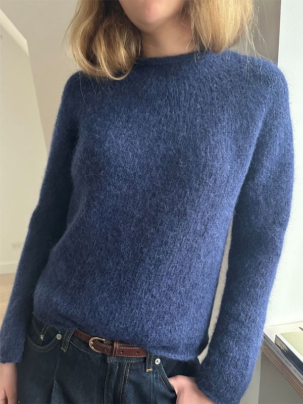 LHS-92 Plain Yoke Pullover oppskrift
