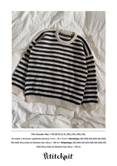 Hovedbilde PK-308 Otto Sweater Man oppskrift