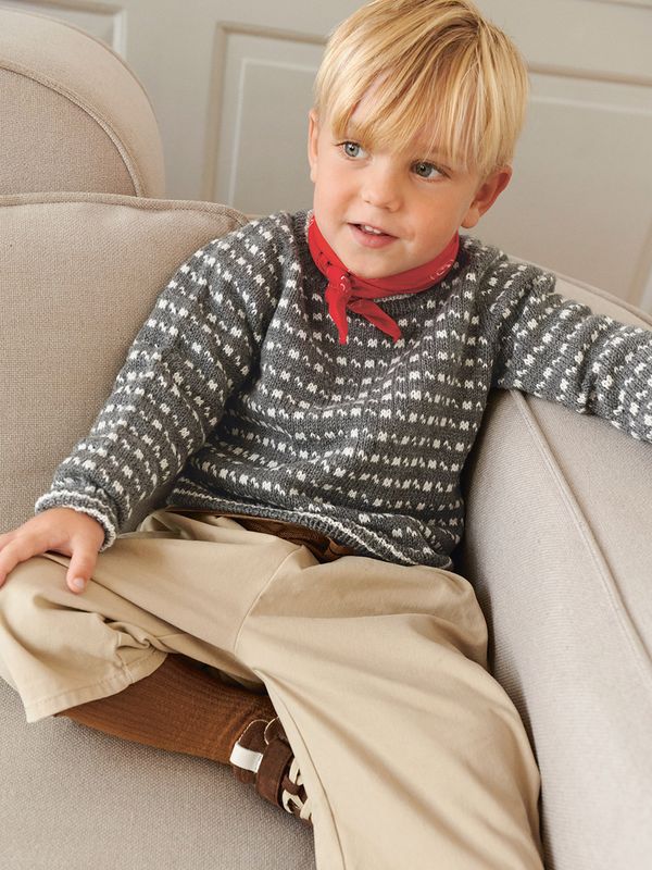 Islender Genser Baby (i Babyull Lanett)