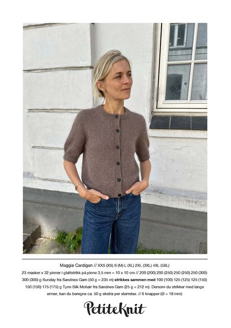 Hovedbilde PK-251 Maggie Cardigan oppskrift