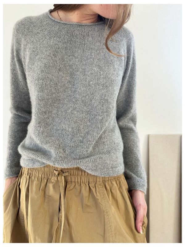 Plain Yoke Cashmere - langermet