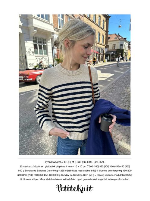 Hovedbilde PK-205 Lyon sweater oppskrift