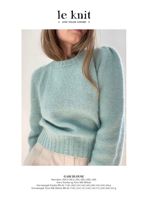 Hovedbilde Gabi bluse leKnit / LHS-30 oppskrift