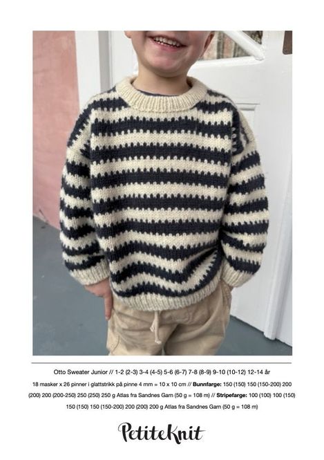 Hovedbilde PK-300 Otto Sweater Junior oppskrift