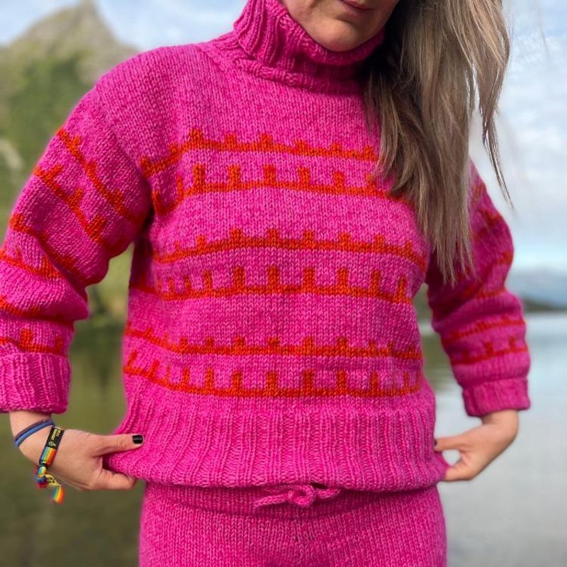 440-5 Gloria Sett, sweater og bukse