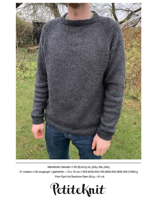 Hovedbilde PK-94 Hanstholm Sweater oppskrift