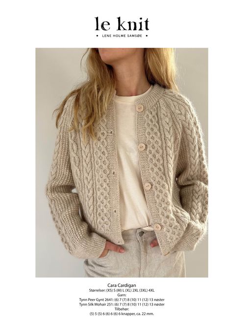 Hovedbilde LHS-88 Cara Cardigan oppskrift