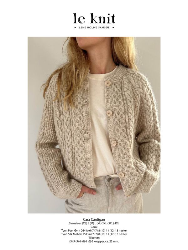 LHS-88 Cara Cardigan oppskrift
