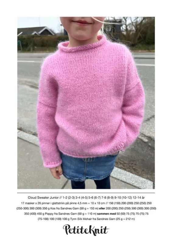 PK-235 Cloud Sweater Junior oppskrift