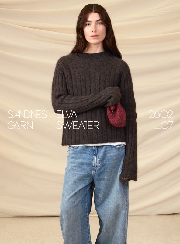 2602 DIY Nr. 7  Elva Sweater oppskrift