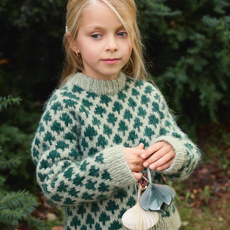 Enkeltoppskrift / 2511 Christmas tree sweater / Nr.1